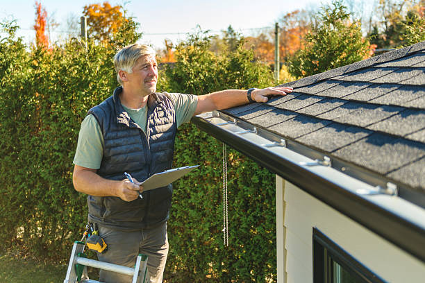 Professional Hail Damage Roof Repair technician working in Walcott, ND
